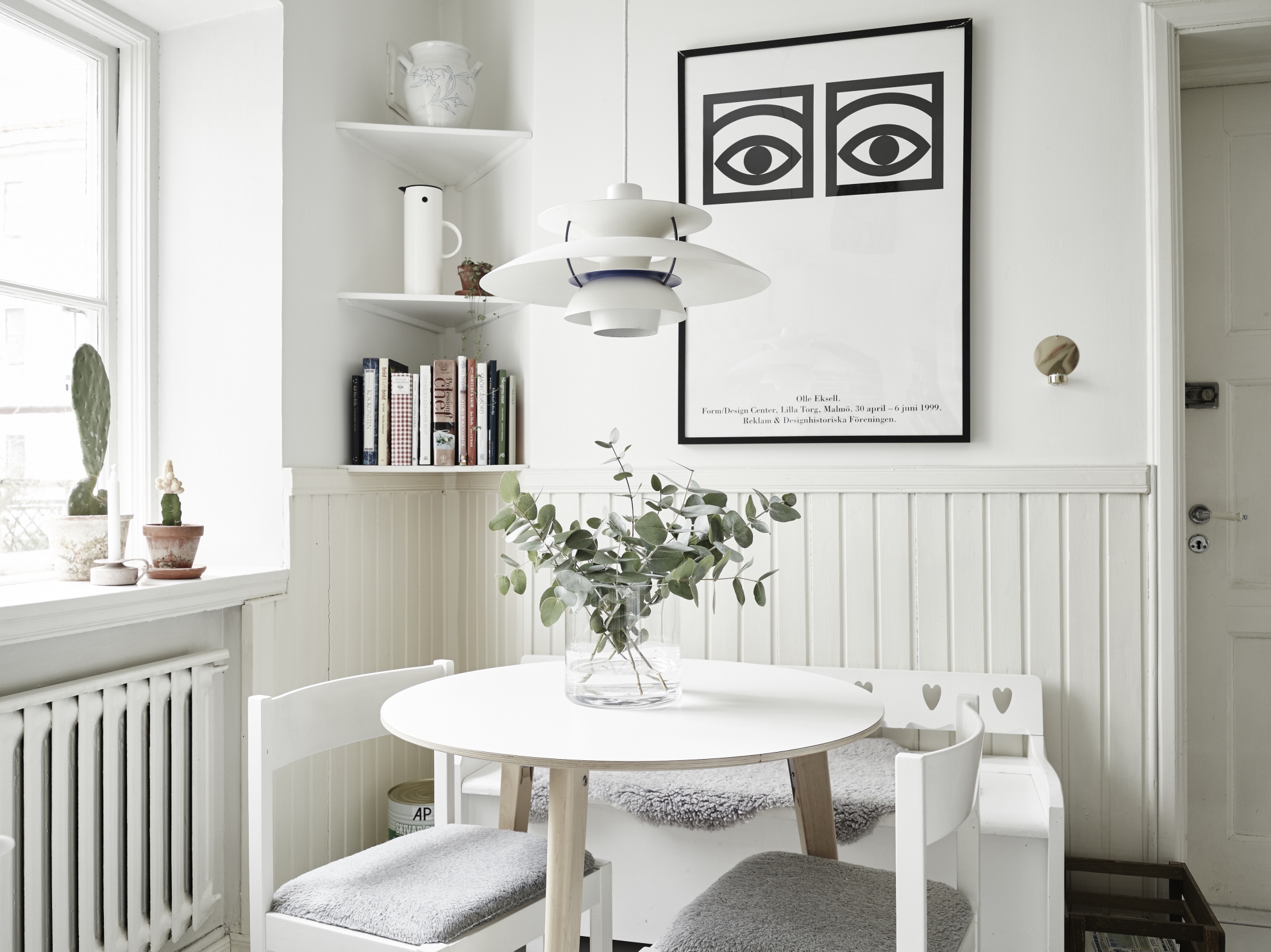 delikatissen Ögon Kakao Olle Eksell láminas y posters suecos decoración estilo nórdico moderno el poster de los ojos diseño nórdico clásico decoración en blanco blog estilo nórdico blog decoracion interiores 