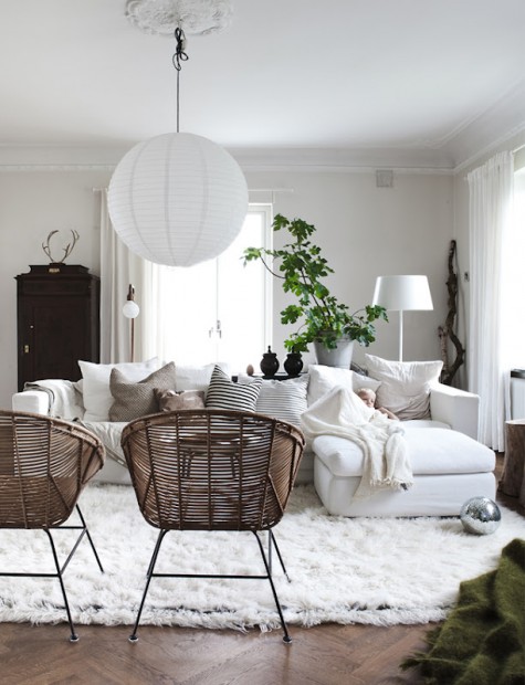 sofás ikea sofa blanco salones blancos estilo nórdico escandinavo diseño nórdico decoración en blanco decoración de salon blog decoracion interiores 