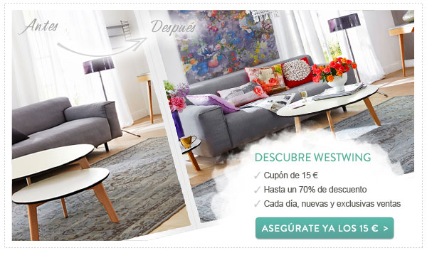Westwing ventas privadas flash decoración tiendas de interiores y decoración Tiendas de diseño nórdico productos de diseño decoracion online decoración de interiores club de ventas privadas de decoración blog decoración nórdica accesorios para el hogar online 