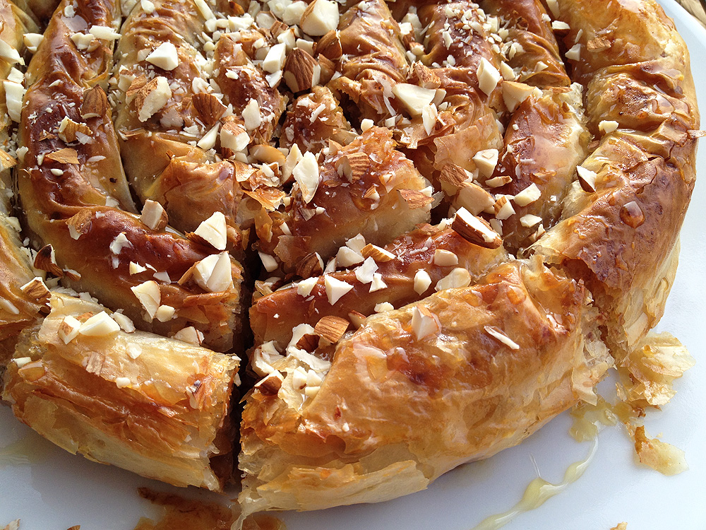 delikatissen tartas masa filo tartas fáciles tarta espiral de manzana con masa filo tarta de manzana recetas delikatissen recetas con manzana postres fáciles 