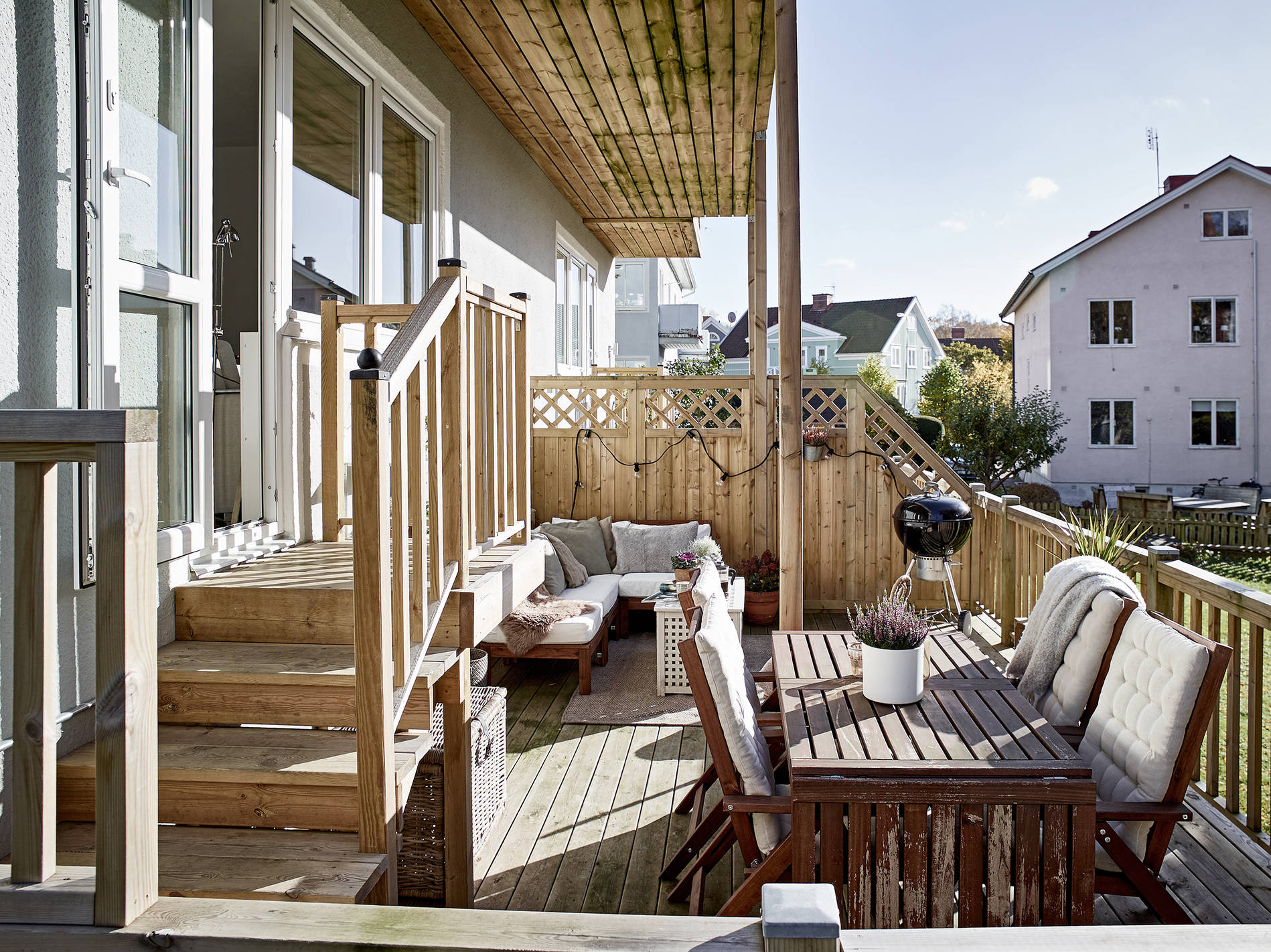 Un primero con terraza pisos primera planta pisos pequeños estilo escandinavo decoración terrazas decoración interiores decoración exterior decoración estilo nórdico blog decoración nórdica 