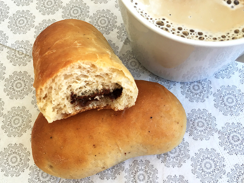 delikatissen recetas delikatissen recetas de pan fáciles postres merienda pan relleno de chocolate pan hecho en casa pan de leche pan con chocolate pan casero merienda casera bollos dulces rellenos de chocolate 