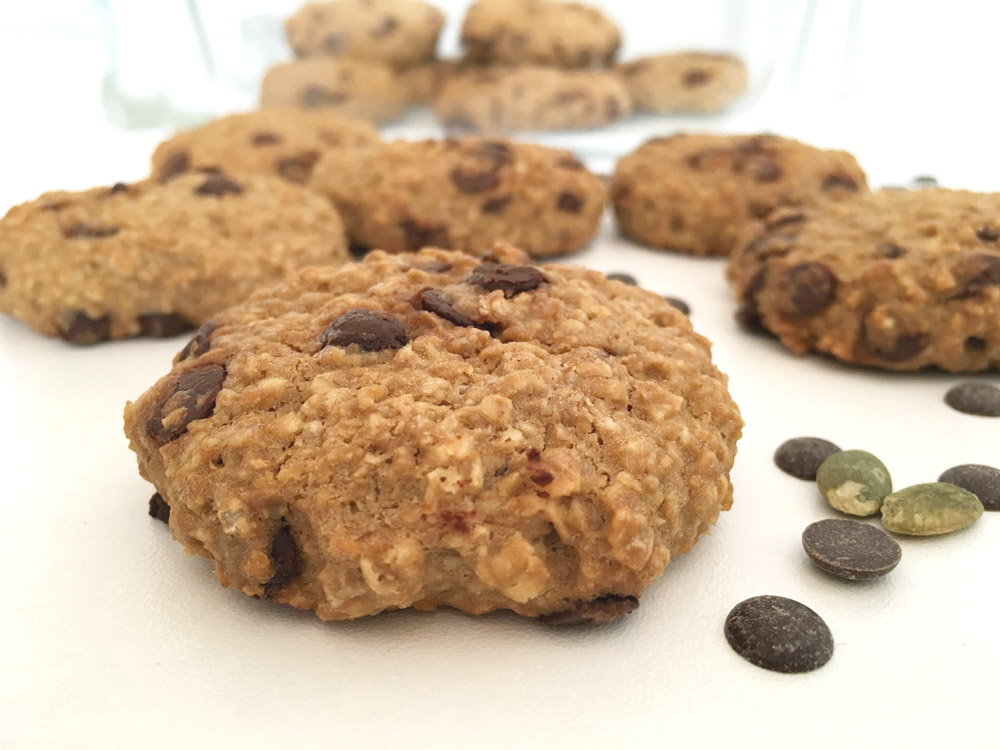 recetas galletas caseras recetas delikatissen galletas sin cortador galletas fáciles galletas de pepitas de chocolate galletas de avena galletas cookies con chips de cocholate Cookies de avena y chocolate 