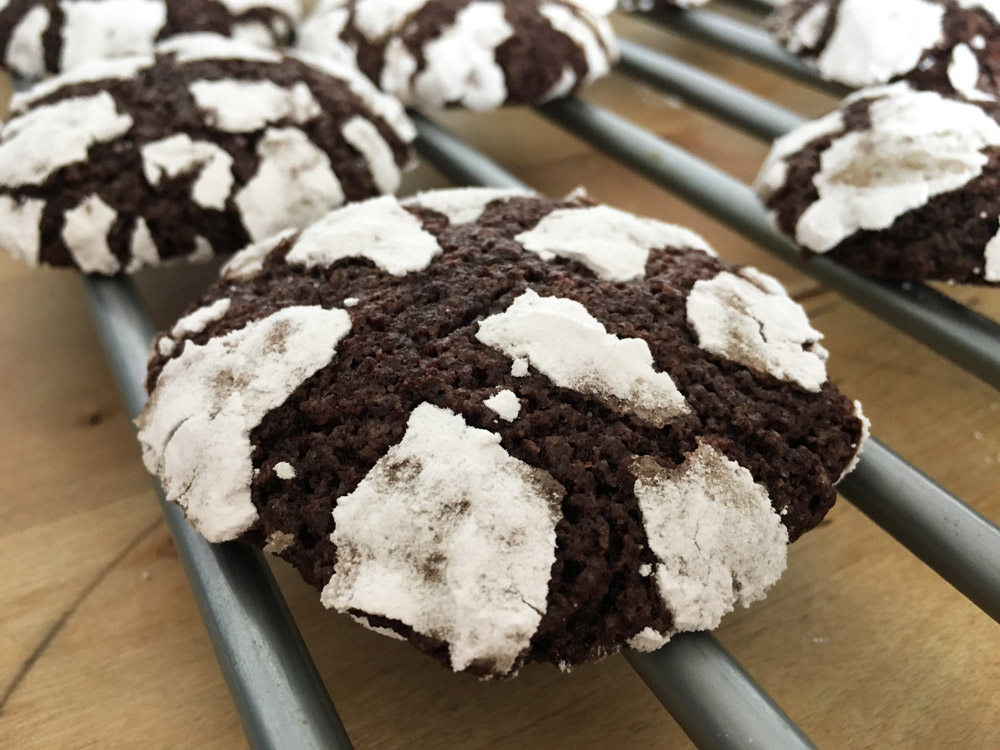 recetas delikatissen recetas cookies americanas recetas con niños postres delikatissen galletas de chocolate craqueladas galletas cookies caseras galletas caseras Chocolate Crinkle Cookies 