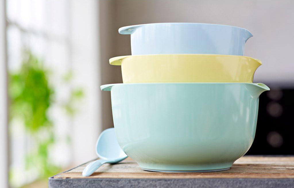 diseño nórdico diseño danés danish design clásico del diseño danés bol mint pastel bol Margrethe de Rosti-mepal bol de melamina accesorios de cocina 