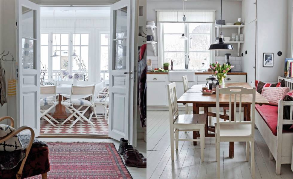 textiles invierno decoración escandinava decoración de invierno Decoración acogedora contra el frío casas nórdicas casa antiguas nórdicas blog decoración nórdica 
