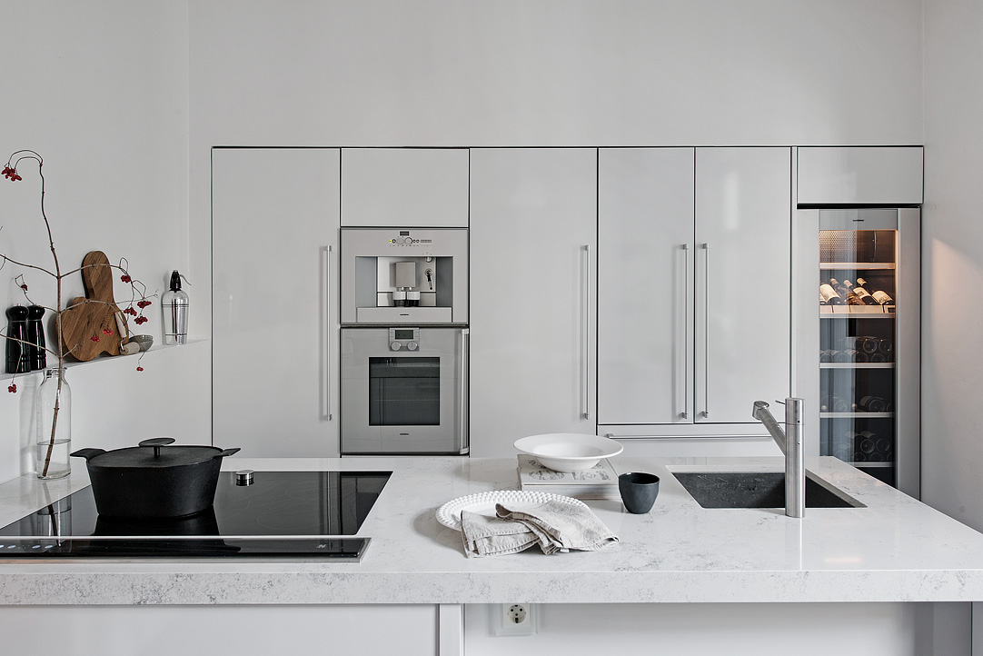 Muebles de cocina empotrados Gaggenau cocinas nórdicas cocinas modernas cocinas lujo cocinas empotradas cocinas blancas blog decoración nórdica 