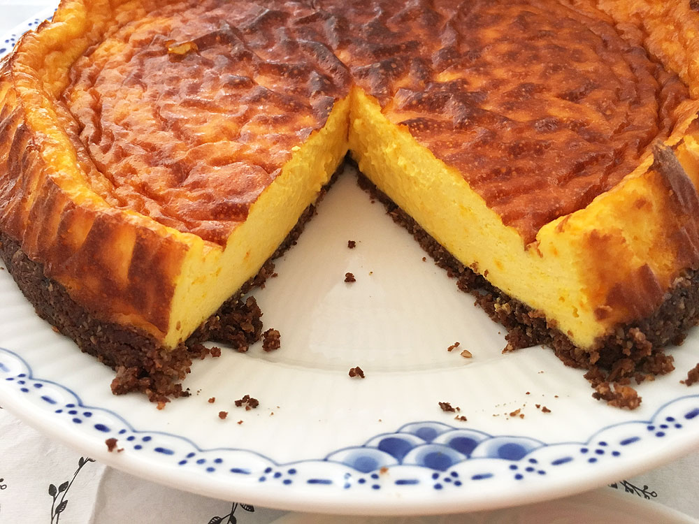 tartas caseras tarta de queso postres rápidos postres fáciles postres delikatissen postres azafran cheesecake azafrán 