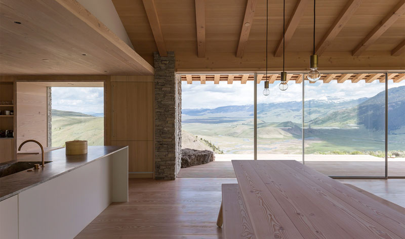 Magnífica casa en Wyoming Estados Unidos estilo americano diseño de exteriores decoración interiores chalet europeo y una cabaña americana casas de revista casa espectacular blog decoracion interiores 