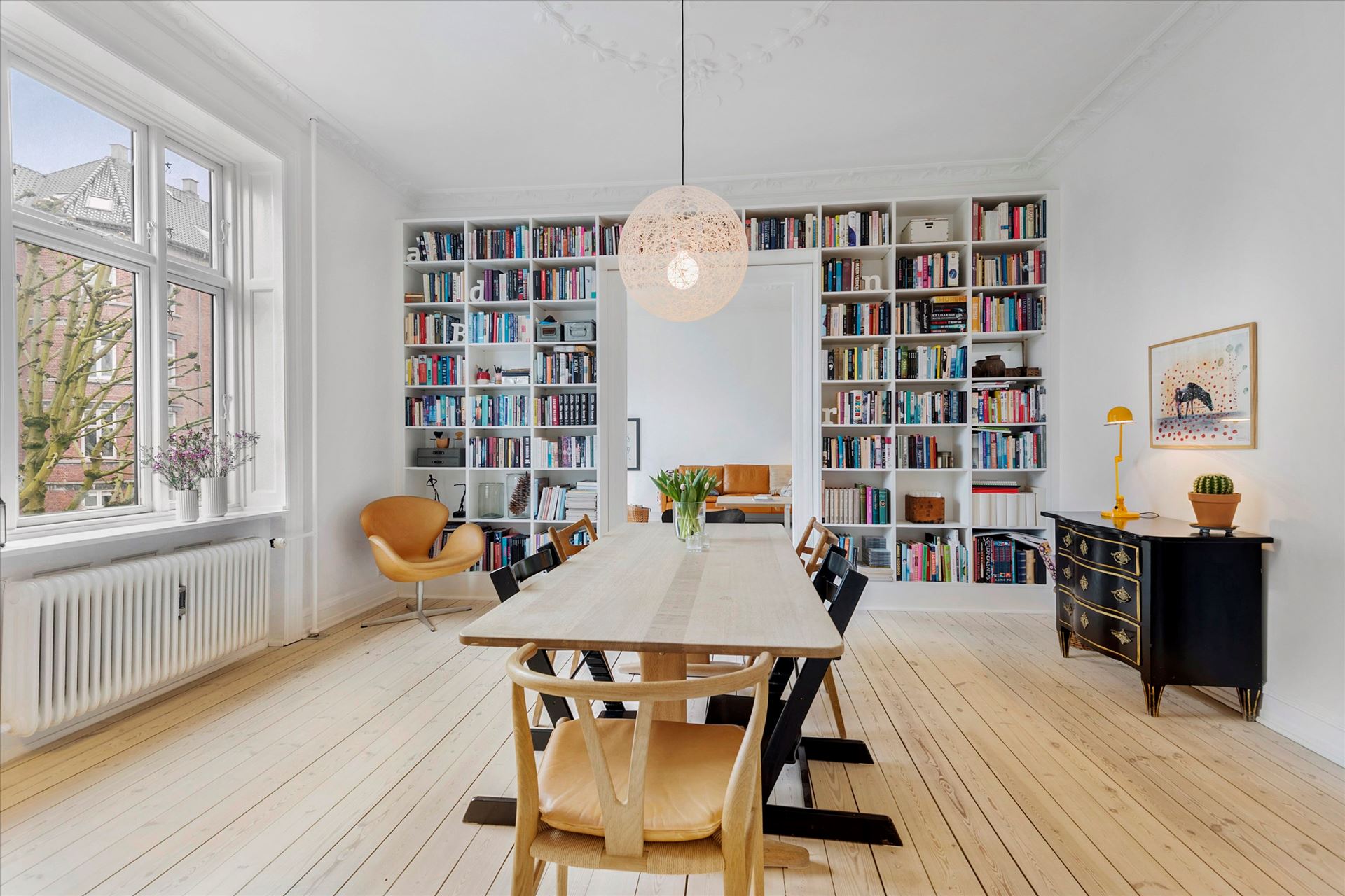 muebles de diseño muebles daneses Librería de obra estilo escandinavo decoración nórdica comedor nórdico blog decoracion interiores 