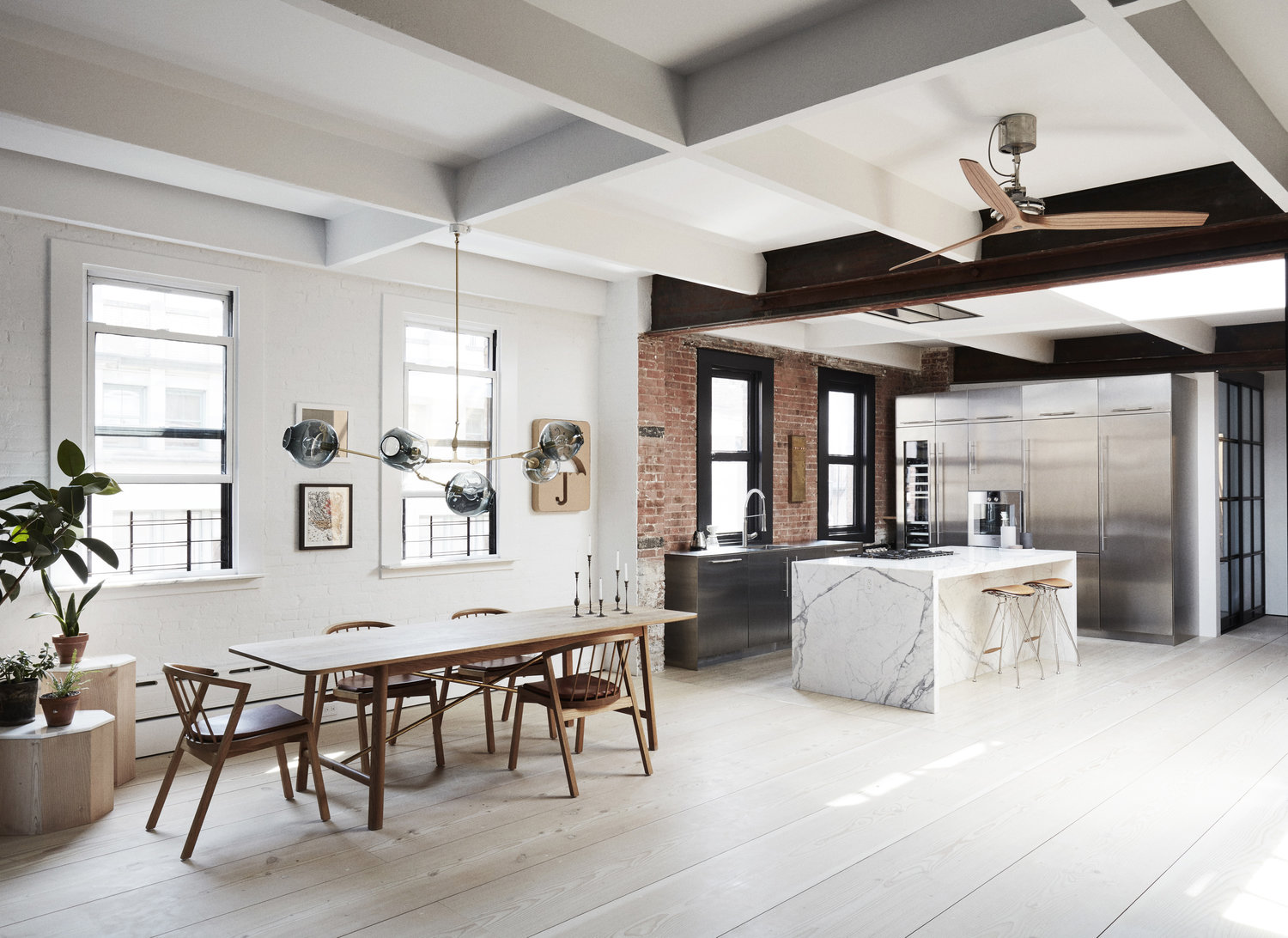 loft tribeca manhattan loft nordico loft new york loft escandinavo decoración minimalista decoración escandinava blog decoracion interiores 