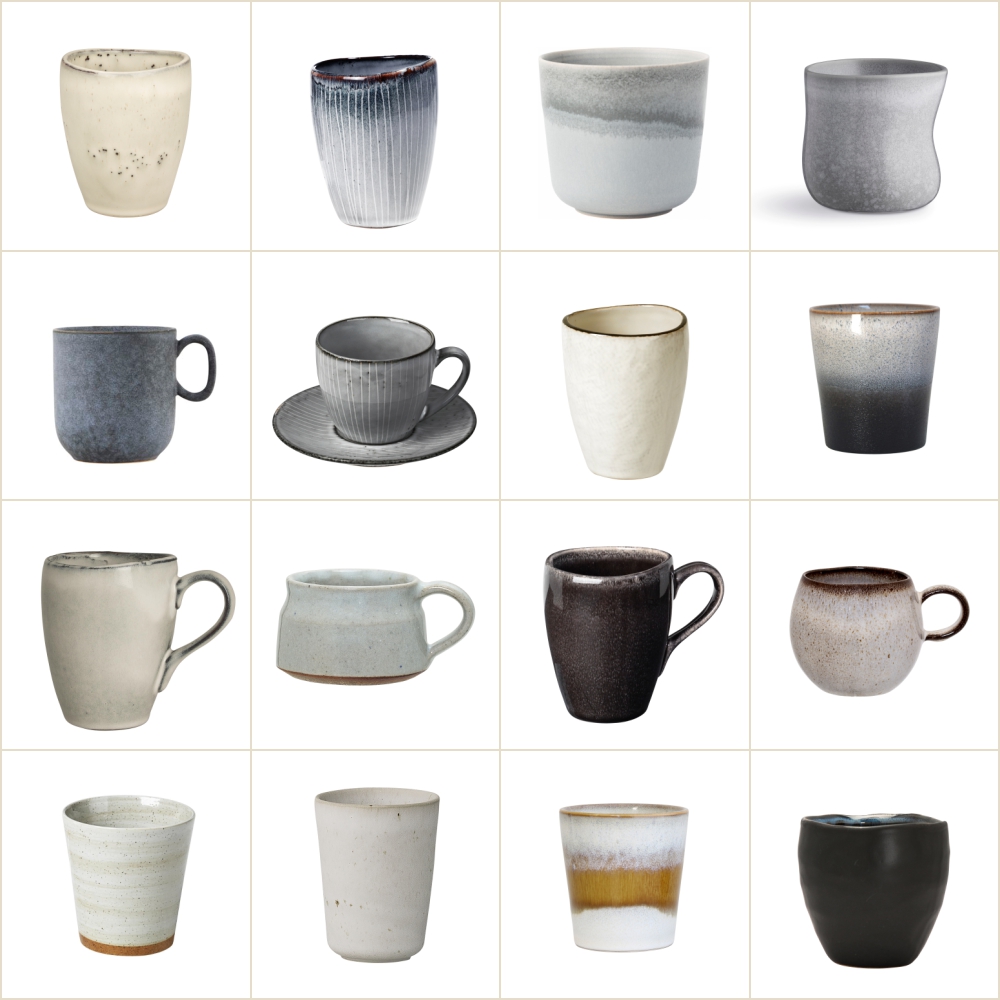 taza nordica taza cafe te desayuno Kähler House Doctor HKliving estilsimo interiores estilo nórdico ceramica rustica cerámica nórdica Broste Copenhagen bloomingville 