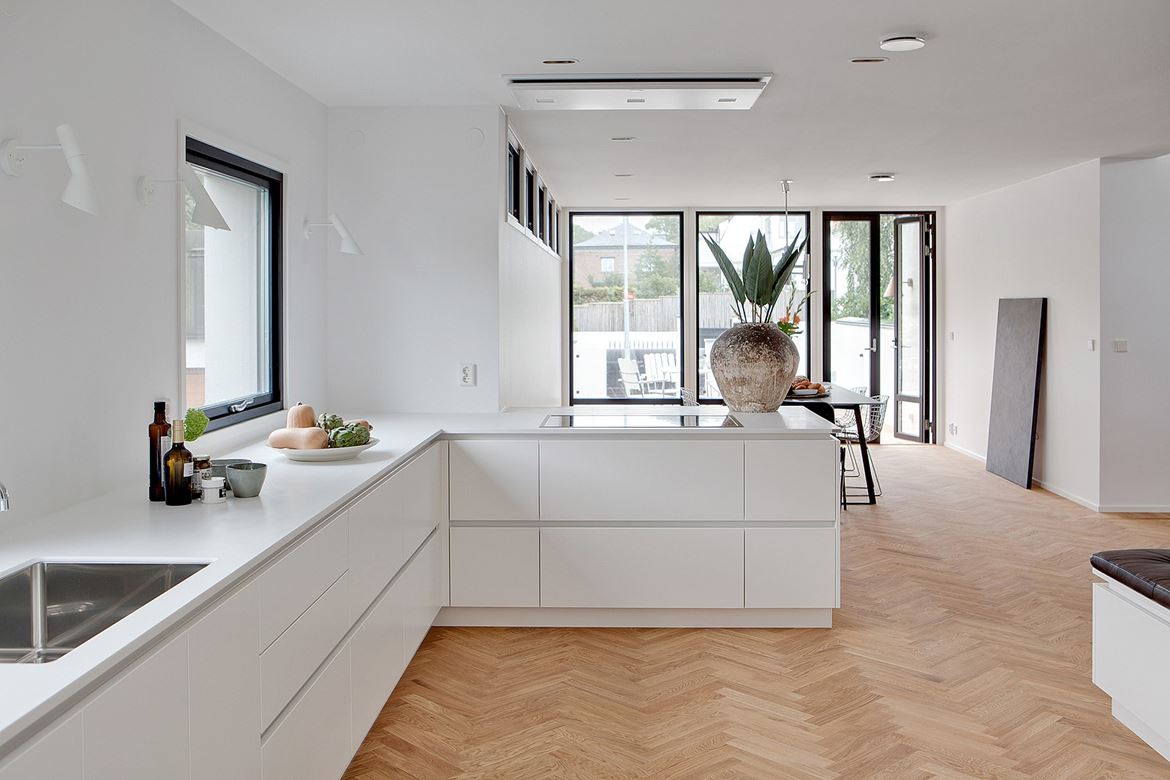estilo nórdico decoración cocinas cocina nórdica cocina minimalista cocina minimal cocina líneas rectas cocina escandinava cocina blanca 