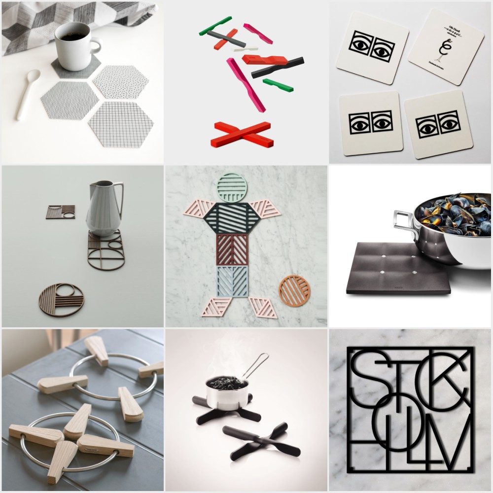 salvamanteles de diseño posavasos de diseño mesas nórdicas diseño para la mesa diseño nórdico diseño escandinavo diseño danés decoración de mesas accesorios nórdicos 