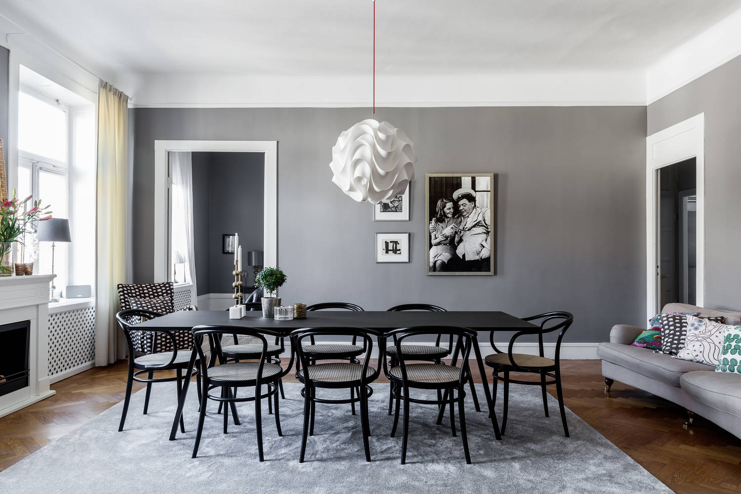 estilo escandinavo decoración nórdica decoración interiores decoración comedor comedor en la cocina comedor de invitados comedor de diario cocina con mesa 