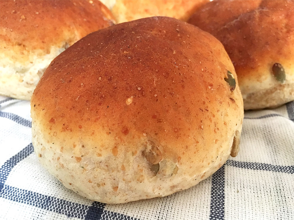 recetas panecillos fáciles recetas delikatissen panecillos de espelta pan tierno receta pan de semillas pan con pipas como hacer pan en casa 