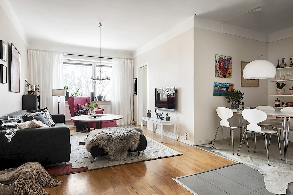 delikatissen pisos pequeños diáfanos pisos pequeños pisos para una persona pisos nórdicos piso sueco acogedor estilo escandinavo distribución abierta 