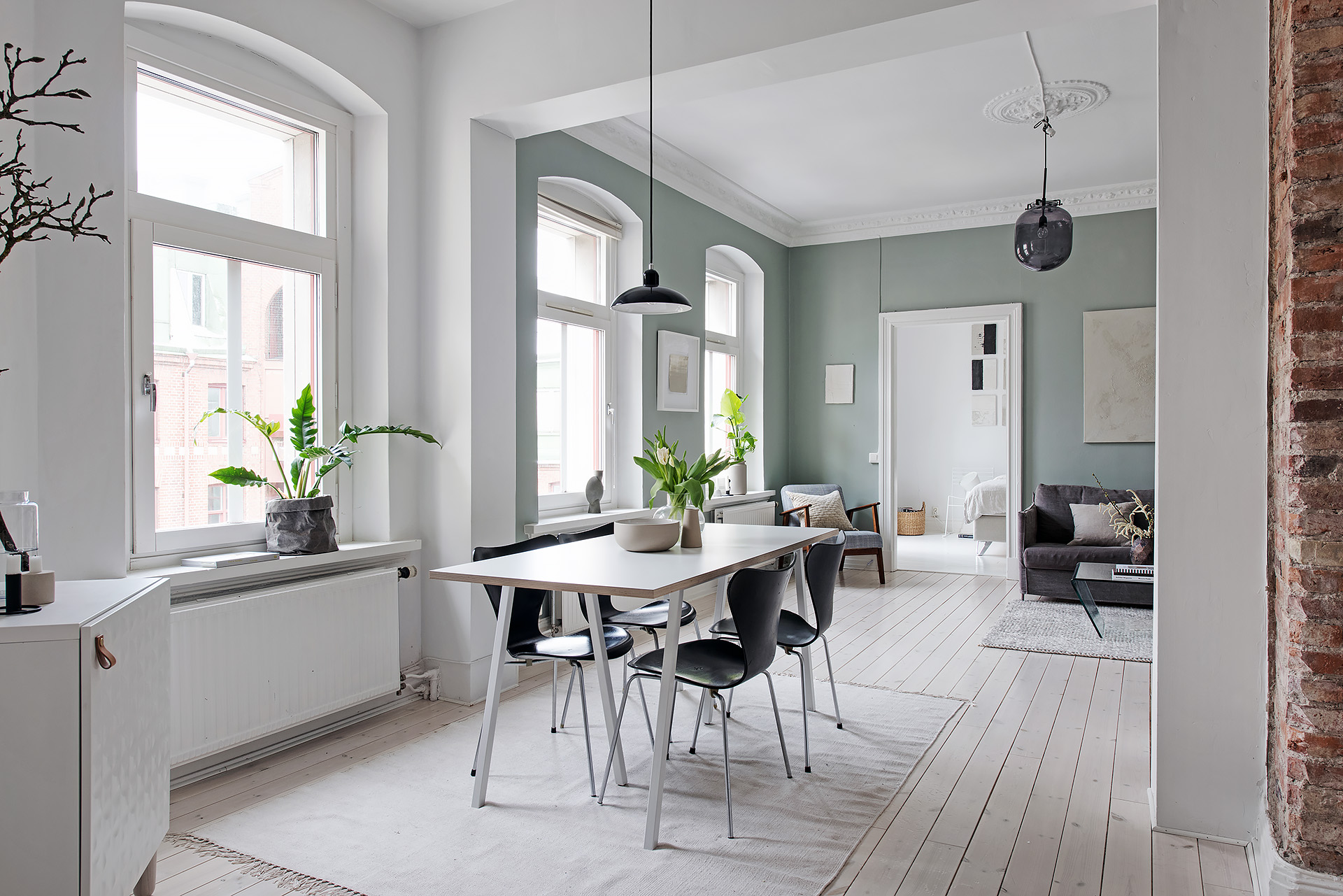 delikatissen tendencias decor mint salón mint piso sueco mint pintura mint salón estilo escandinavo decoración mint 