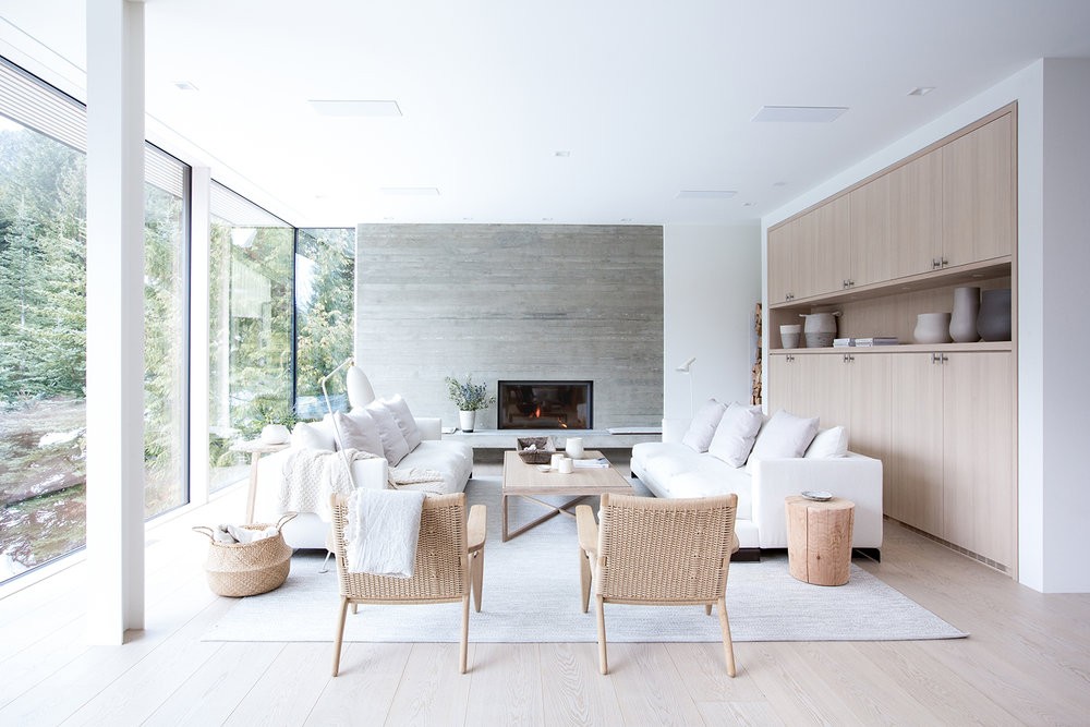 revestimiento madera madera de cicuta estilo escandinavo canada estética escandinava casa nórdica canada casa de montaña Casa de madera casa canadiense 