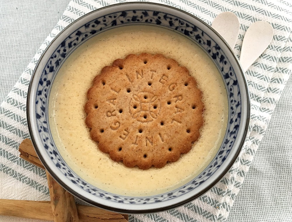 delikatissen postres lacteos postres individuales postres de vasito postres con leche de soja natillas de vainilla Natillas de soja y vainilla natillas de soja natillas caseras 