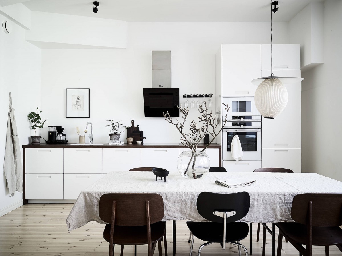 white kitchen scandinavian kitchen estilo escandi cocinas pequeñas cocinas nórdicas cocinas escandinavas cocinas blancas 