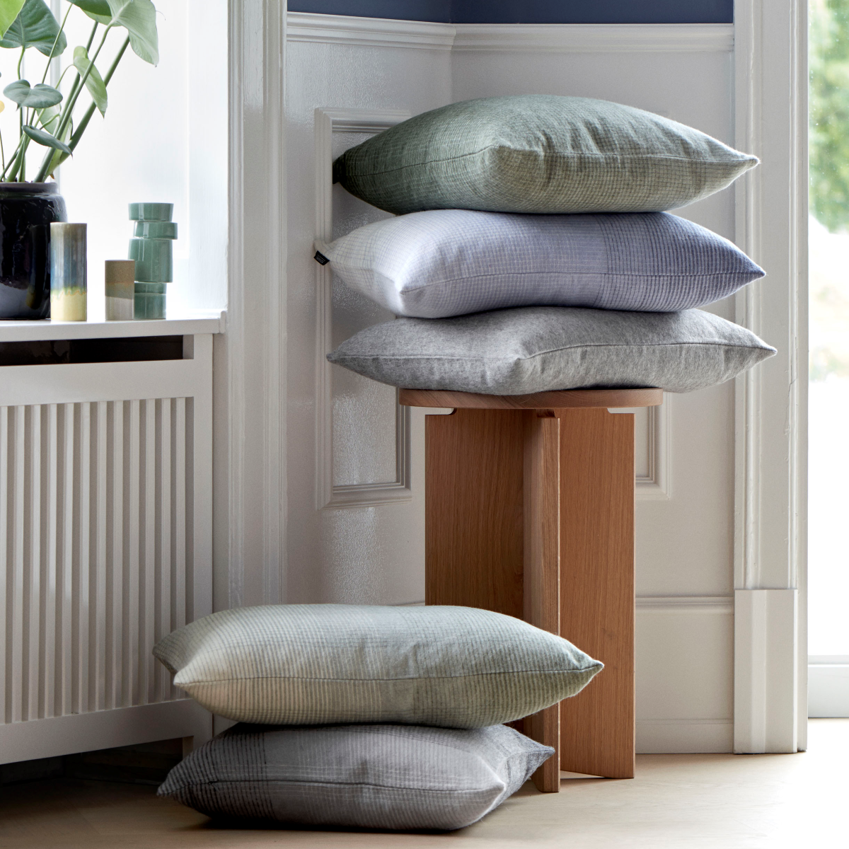 textiles hogar terciopelo tendencias textiles 2018 renovar textiles diseño nórdico decoración cojines cojines otoño invierno cojines nueva temporada accesorios hogar 