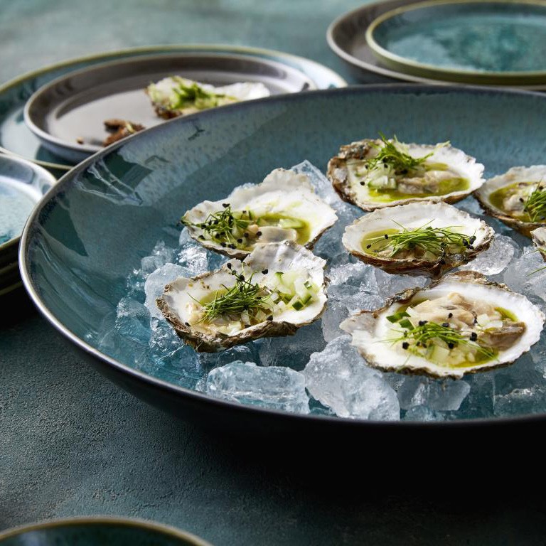 porcelana nórdica mesas nórdicas menaje nórdico la nueva cocina nórdica diseño danés Bitz - gres rústico 