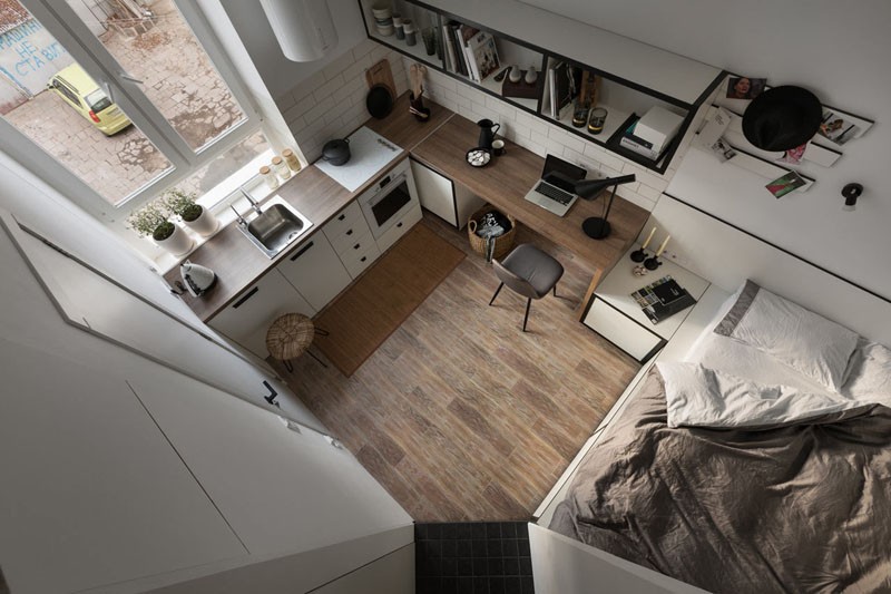 delikatissen viviendas estudiantes soluciones residencia estudiantes piso estudiantes mini piso diseño estilo nórdico decoración pisos pequeños 