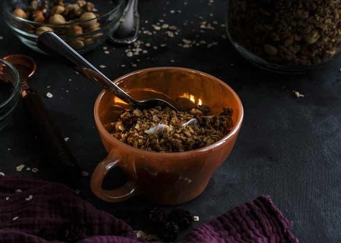 oats muesli casero muesli miel honey granola casera granola avena arándanos secos 