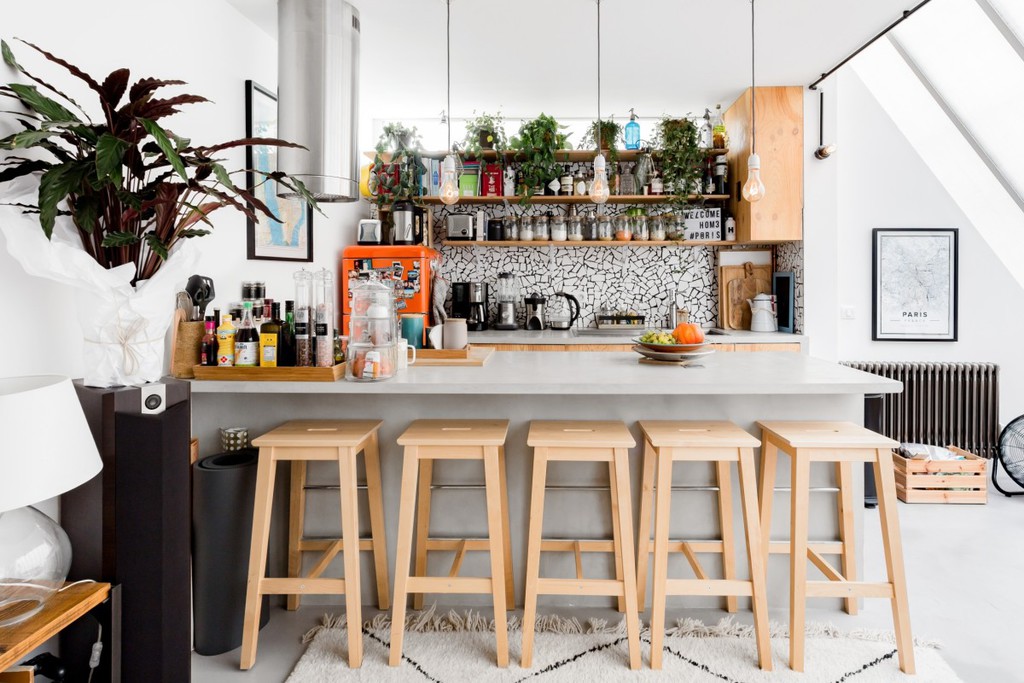 estilo parisino distribución diáfana atico estudio atico en paris atico abierto 
