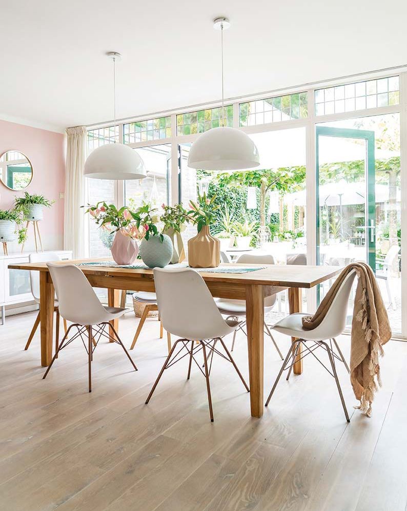 delikatissen rosa decoración paredes color pastel millennial pink furniture millennial pink decor interior no cursi en rosa decor rosa y gris 