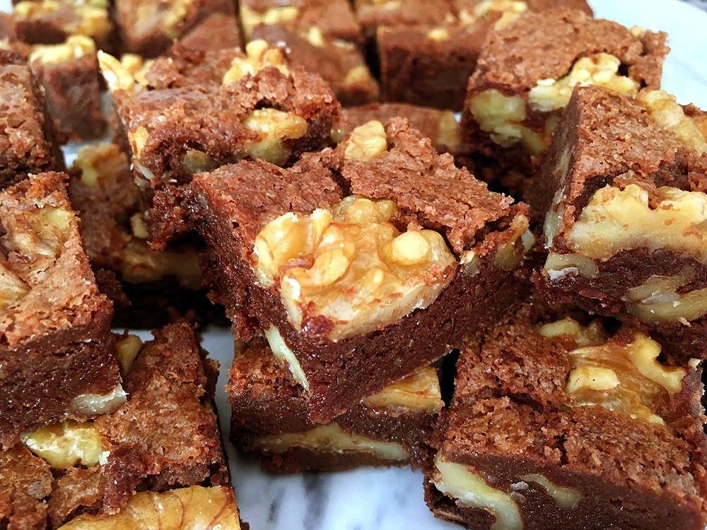 delikatissen receta fácil brownies receta casera brownies flourless brownies with walnuts brownies con chocolate y nueces brownies americanos 