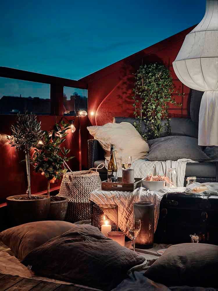 muebles exterior muebles de terraza iluminación de exterior decoración terrazas decoración patios decoración exteriores decoración balcones accesorios de exterior 
