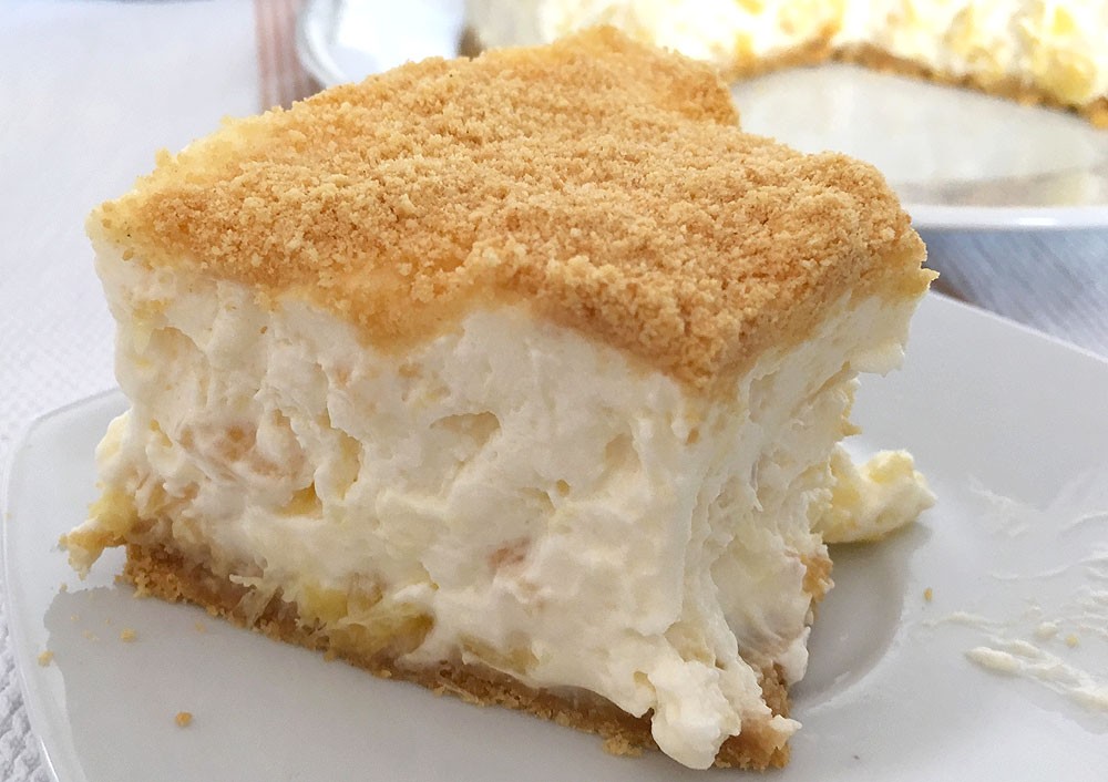 tarta fácil de verano tarta de queso tarta americana pineapple dessert pineapple cheesecake 