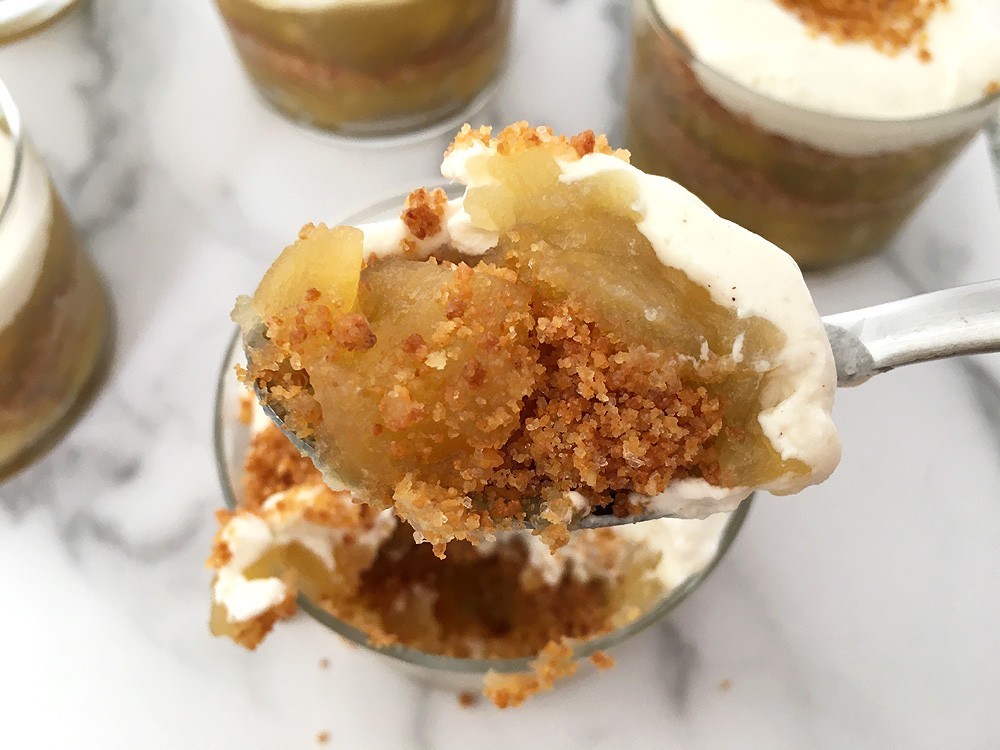 vasitos de manzana tarta de manzana facil recetas nórdicas recetas de aprovechamiento postres tradicionales postres tradicional manzana postres nórdicos postres de manzana postres de aprovechamiento compota manzana 