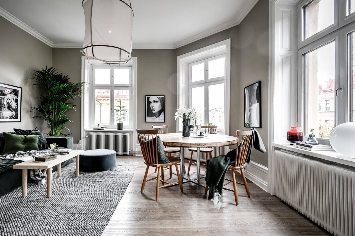 terciopelo verde decoración tendencias decoración 2020 sofá invierno salón verde oscuro salón nórdico contrastes verdes comedor 