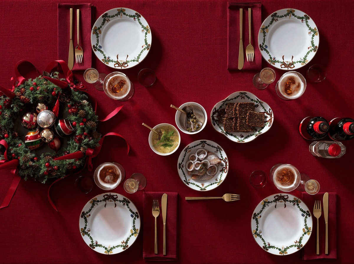 porcelana nórdica porcelana de diseño porcelana danesa mesas de navidad estilismo mesas navidad diseño nórdico diseño danés decoración navidad christmas table 
