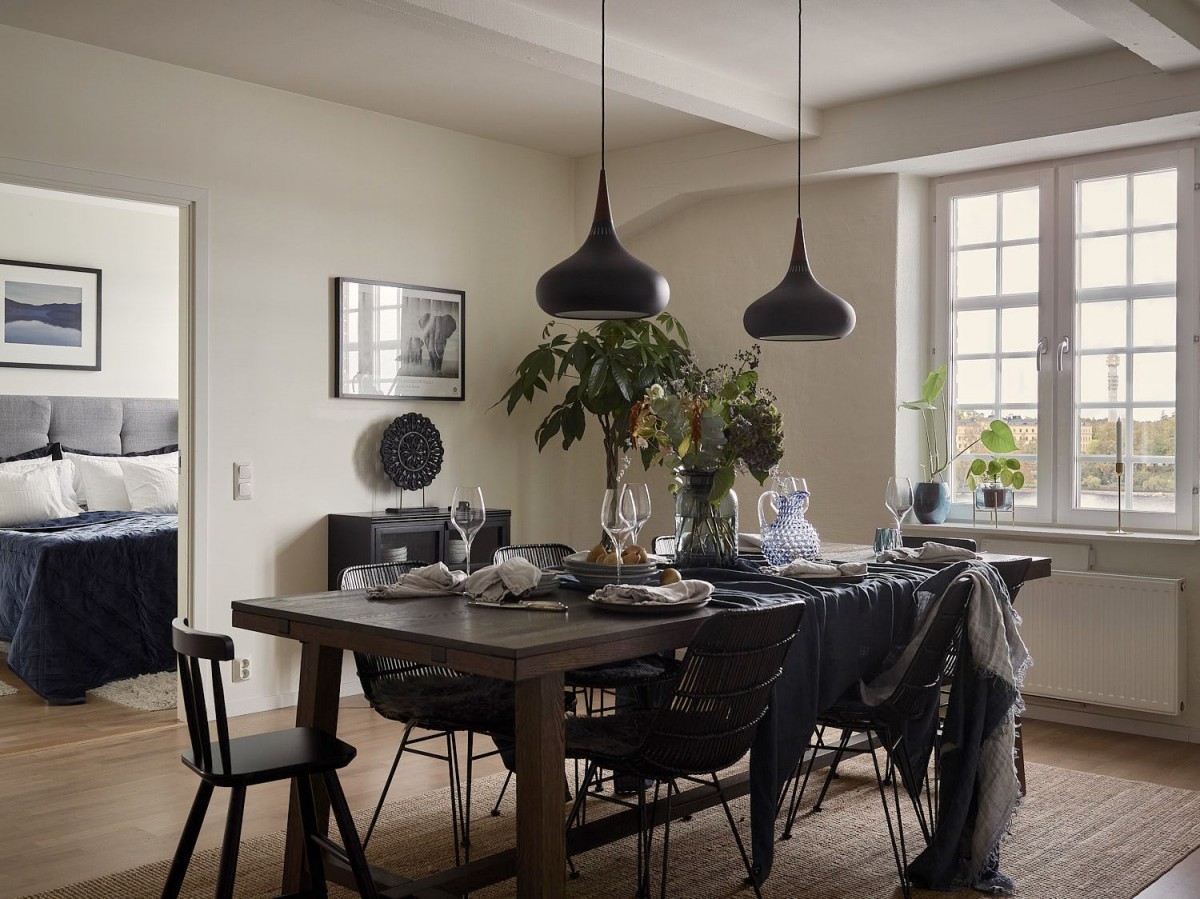 pisos suecos pisos nórdicos distribución diáfana distribución abierta construcción nórdica construcción española cocina abierta abrir cocina al salón comedor 