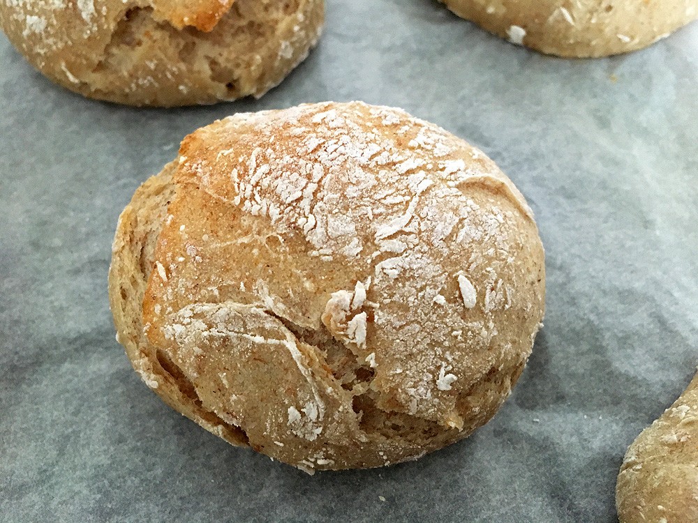 panecillos para desayuno panecillos integrales pan integral pan de fermentación lenta nevera pan casero home made bread hjemmelavet brod dinner rolls como hacer pan 