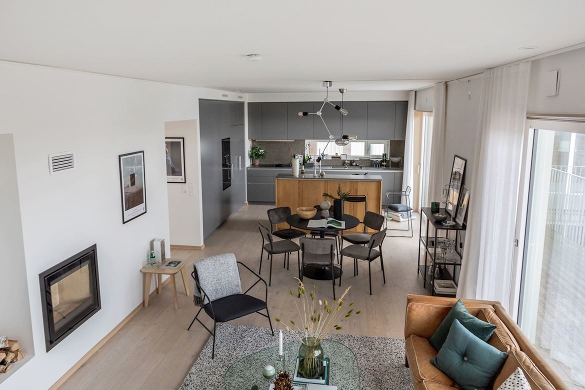 swedish kitchen scandinavian kitchen scandi kitchen open kitchen open concept nordic kitchen grey kitchen diseño cocina dar grey furniture cocina nórdica cocina moderna cocina gris cocina escandinava cocina empotrada cocina de obra cocina americana cocina abierta 