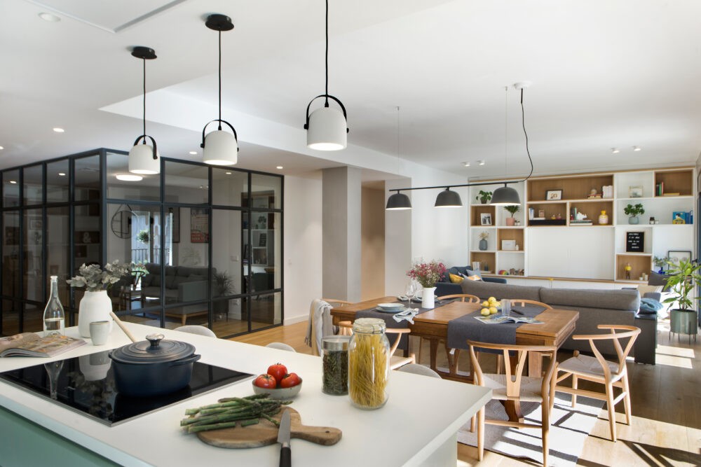 spanish home reno spain reformas girona reformas gerona reformas españa cataluña open kitchen open concept house renovation estilo moderno funcional estilo moderno distribución diáfana blog interiores nórdicos blog decoracion interiores apartment reno 