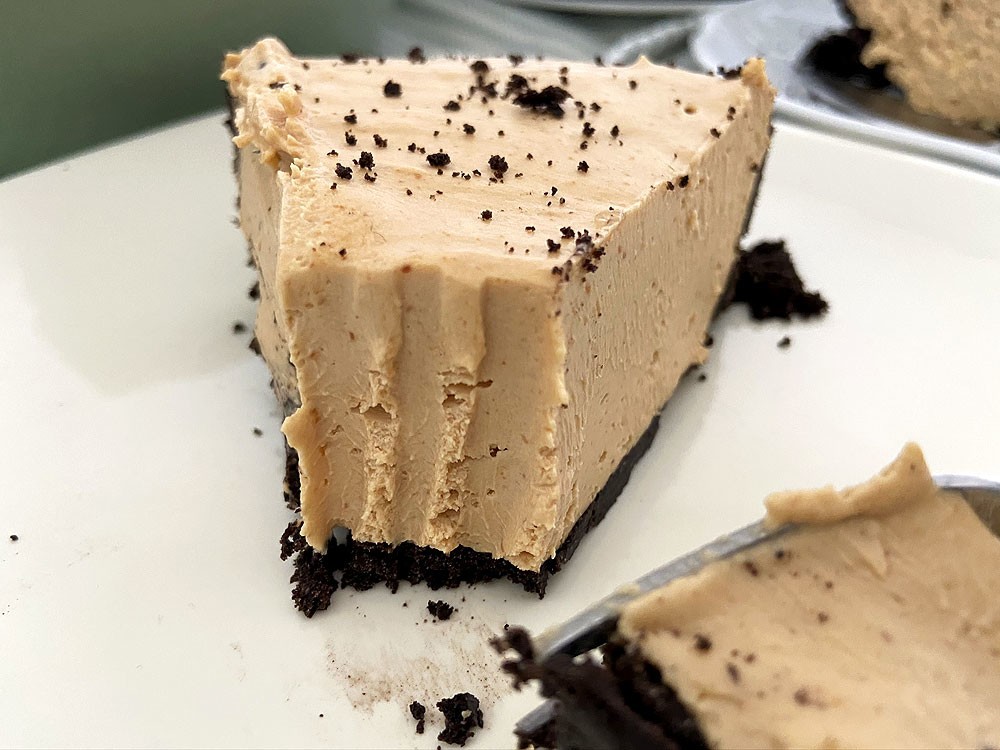 tarta sin horno tarta hecha en frío tarta fría tarta facil tarta de queso tarta americana de crema de cacahuete postres con peanut butter peanut butter pie peanut butter dessert peanut butter cream filling no bake pie no bake dessert easy pie recipe creamy pie 
