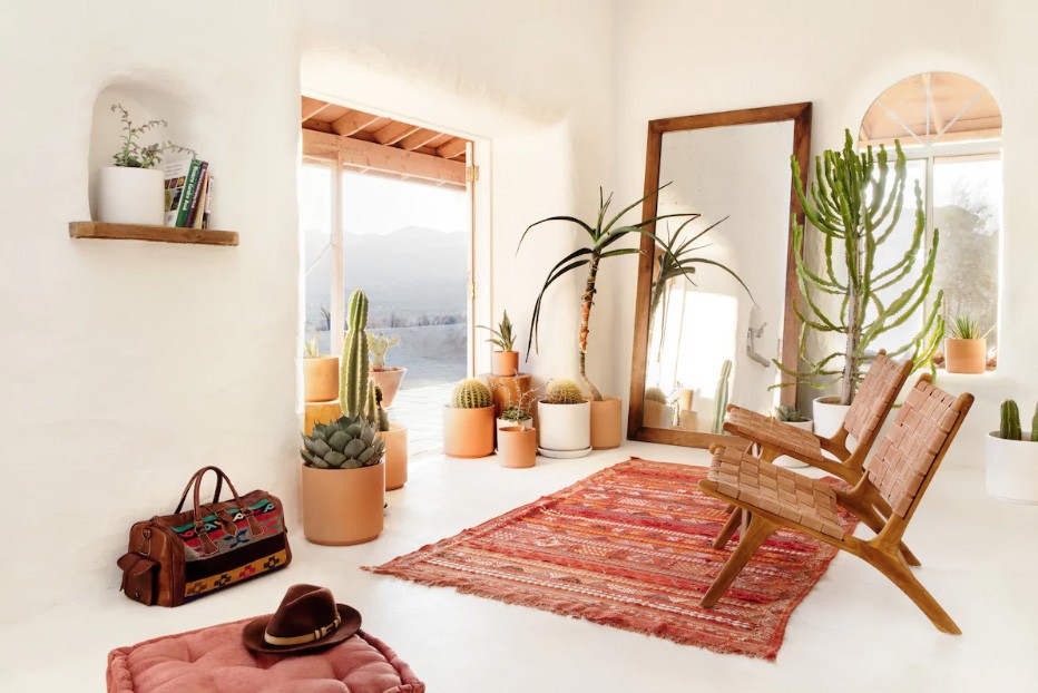 textiles indios americanos terracota pots terracota decor outdoors exterior plants dessert indian textiles estilo decorativo minimalista estilo americano desert style decoración desierto decoración americana casa en desierto california california dessert home cali decor cactus decoracion exterior Breaking Bad dessert architecture Alto Desierto de San Bernardino 
