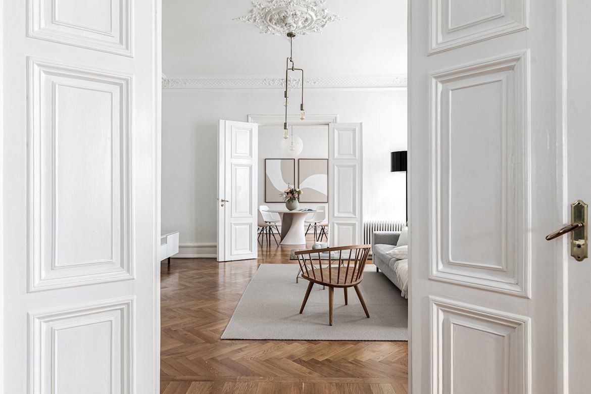 wood floor suelos de madera maciza suelo en espiga scandinavian style scandinavian apartment scandi decor parquet nordic style hard wood floor scandinavian hard wood floor estilo nórdico escandinavo decoración pisos suecos decoración elegante decoración de salones decoración de interiores decoración con amplitud decoración chic chic decor 