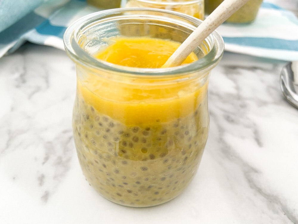 vegan recipe vegan dessert sin lactosa sin gluten recetas con chia pudding dessert Pudding de semillas de chía con mango postres tipo pudding postres fáciles postres en vasitos postres con mango postres con fruta postres con chia postre vegano fácil postre sano merienda con mango mango vegan recipe mango dessert mango chía pudding gluten free dessert fitness dessert easy pudding easy dessert diet dessert 