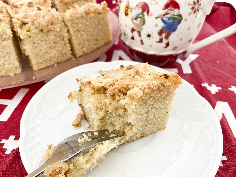 delikatissen navidad 2020 easy crumble cake easy coffe cake easy christmas dessert easy cake easy baking Crumb cake christmas cake christmas 2020 cardamom cake bizcocho sencillo bizcocho para navidad bizcocho para el café bizcocho jugoso bizcocho facil bizcocho con cardamomo bizcocho casero bizcocho brunch merienda navideña bizchocho rápido bizchocho facil aromatic cake 