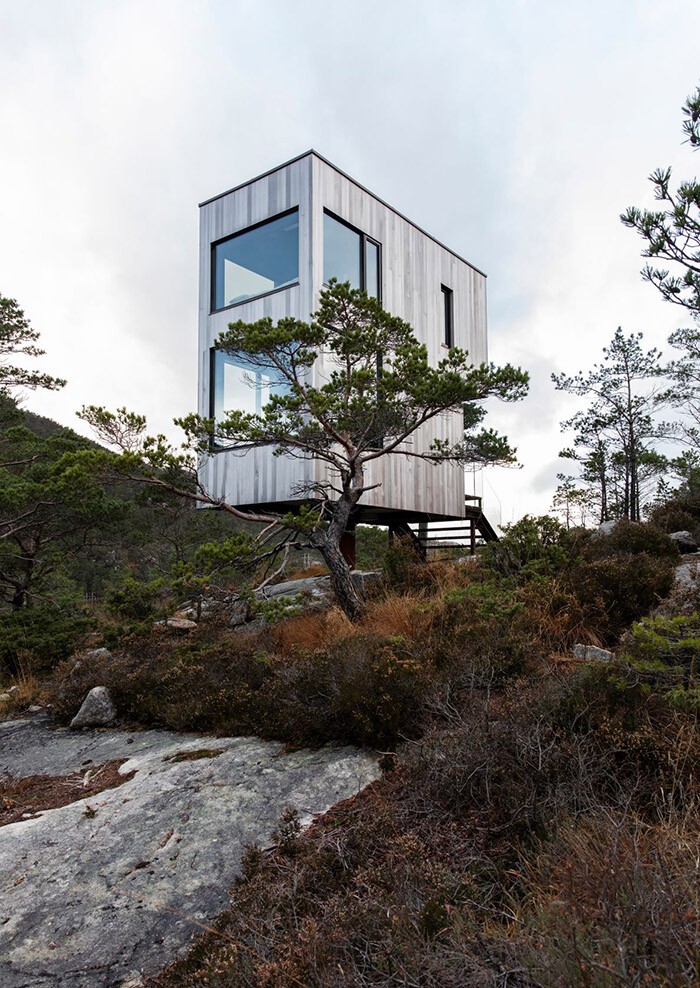Una cabaña de diseño en plena naturaleza con unas vistas inmejorables
