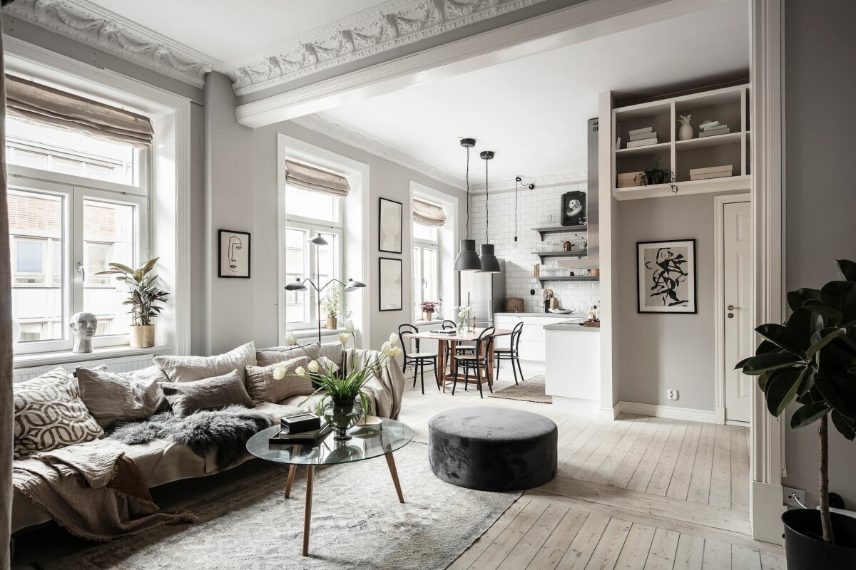 white decor tirar pared de cocina scandinavian style scandinavian kitchen scandi kitchen reformar cocina nordic style kitchen reno estilo nórdico estilo escandinavo cocina nórdica cocina escandinava cocina blanca cocina abierta al salón charming decor 