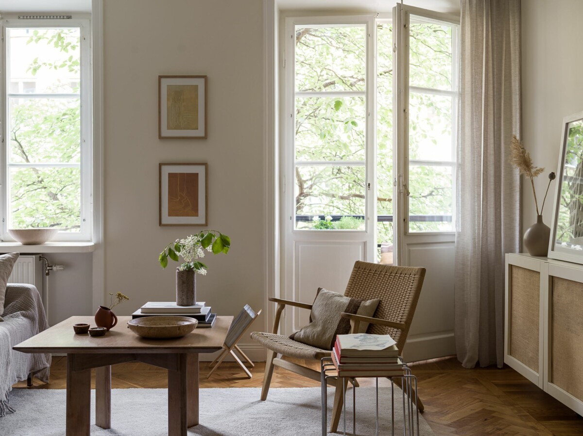 Apartamento elegante, espacioso y bien planificado en Estocolmo