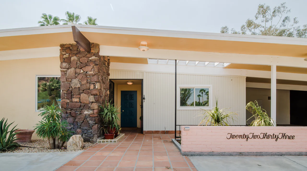 palm springs architecture mid-century modern villa landscape design estilo americano decoración moderna arquitectura california casas desierto arquitectura años 50 - 60 american style 50's 